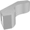 Ekena Millwork 3-in. W x 10-in. D x 10-in. H Stanfield Architectural Grade PVC Knee Brace BRCP03X10X10STA - alternate 4